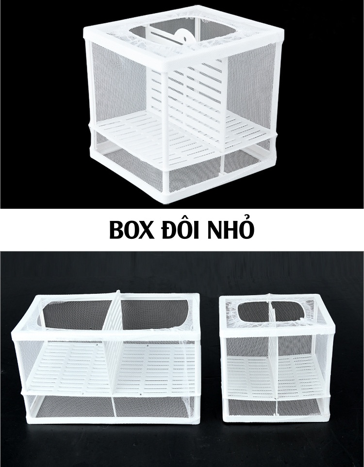 Box Lưới - Lồng Cách Ly, Dưỡng Cá Tép Bằng Vải Lưới