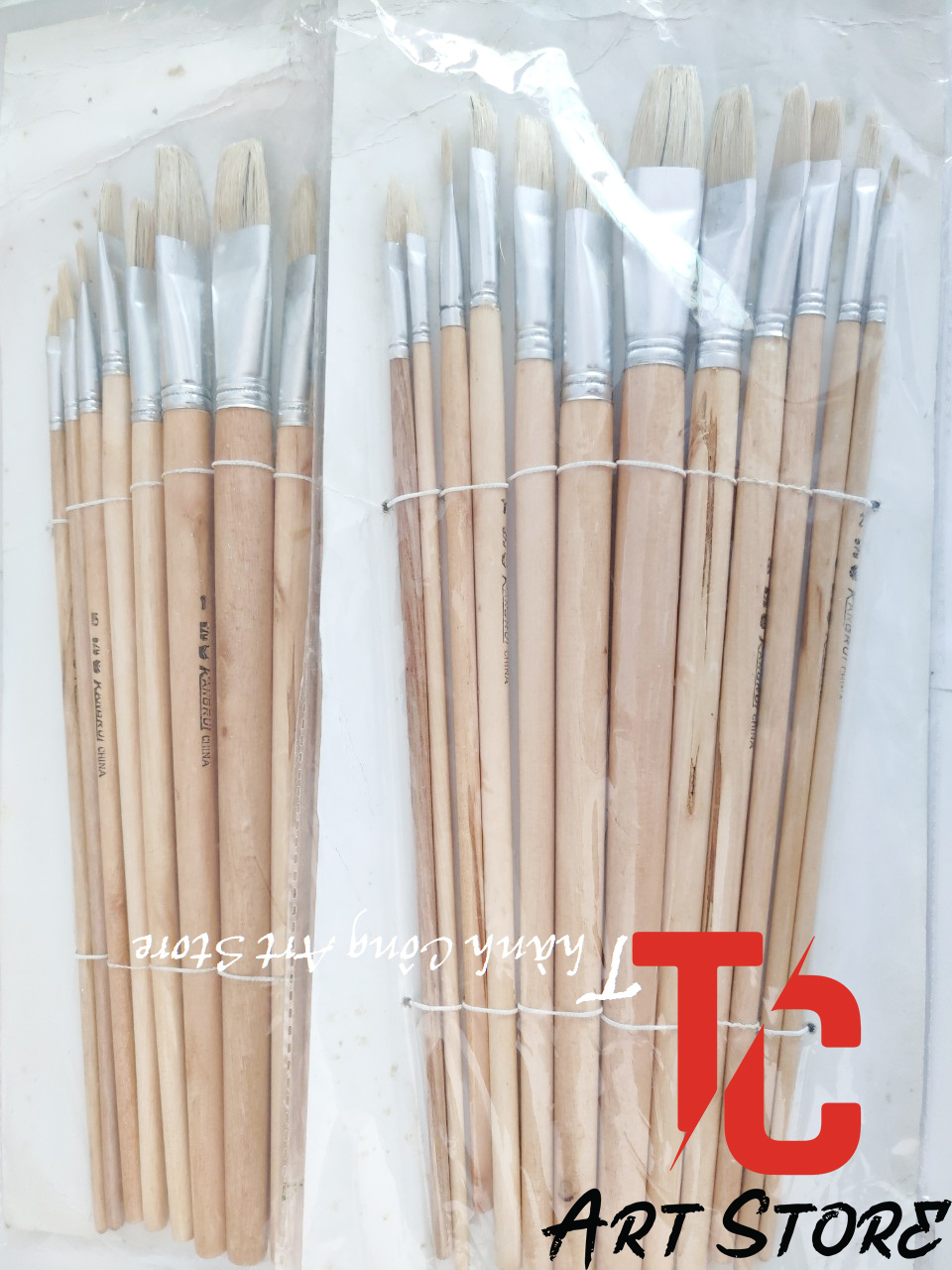 [TC Art Store] Bộ cọ Kangrui Artist brush 12 cây
