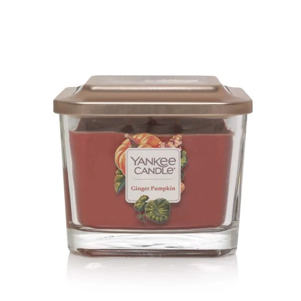 Nến thơm ly vuông Elevation Ginger Pumpkin Yankee Candle YAN3342 (Size M 347g)