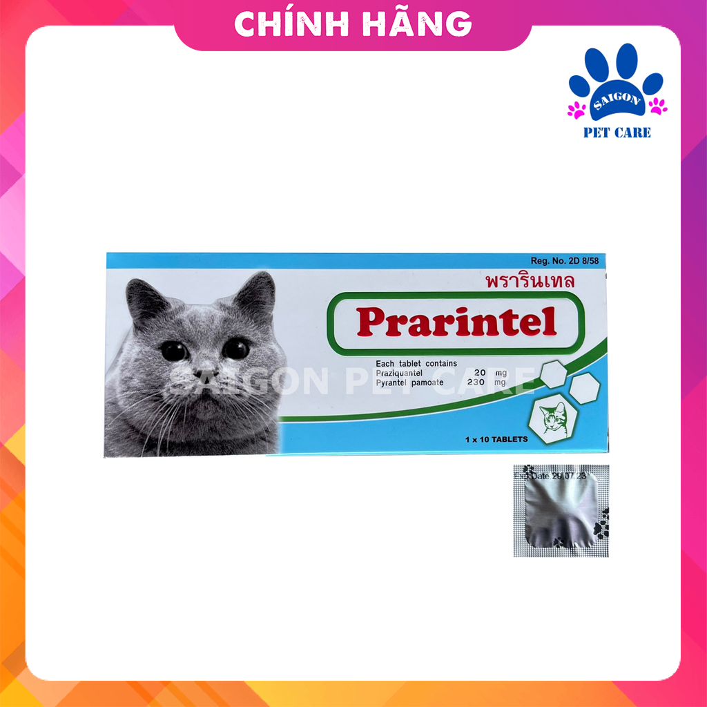 Thuốc xổ giun Prarintel dành cho mèo (1 viên)