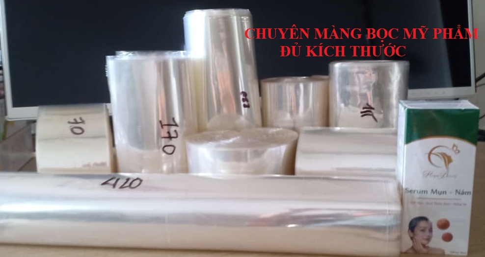 1KG MÀNG CO NHIỆT PVC ĐẦY ĐỦ KÍCH THƯỚC BỌC GIỎ QUÀ TẾT BỌC HỘP SẢN PHẨM