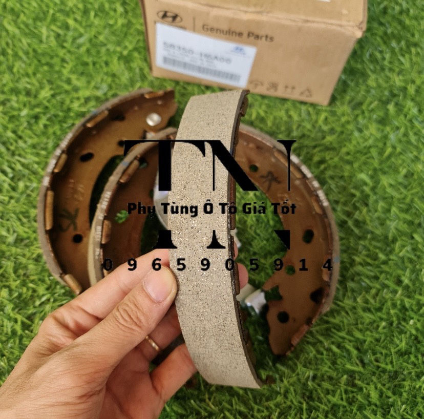 [Chính Hãng] Má phanh sau (guốc) - I10 (14- 22),  Accent (18-22). Mã: 58350H6A00