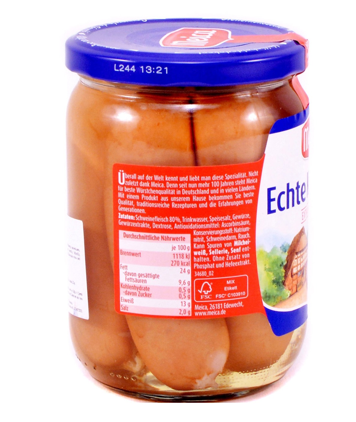 Xúc xích Đức hiệu Meica Echte Knacker 520g