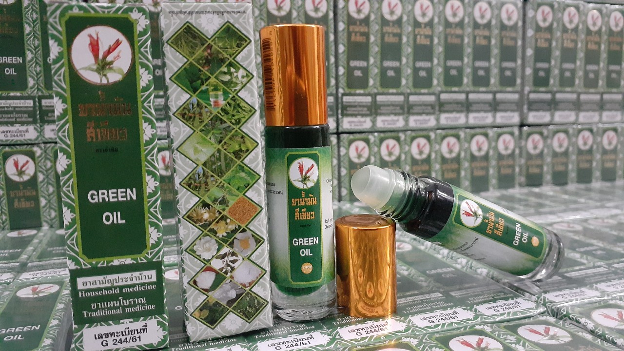 [ Lốc 12 Chai ] Dầu Lăn Thảo Dược 26 Vị Thái Lan (C/8ml)