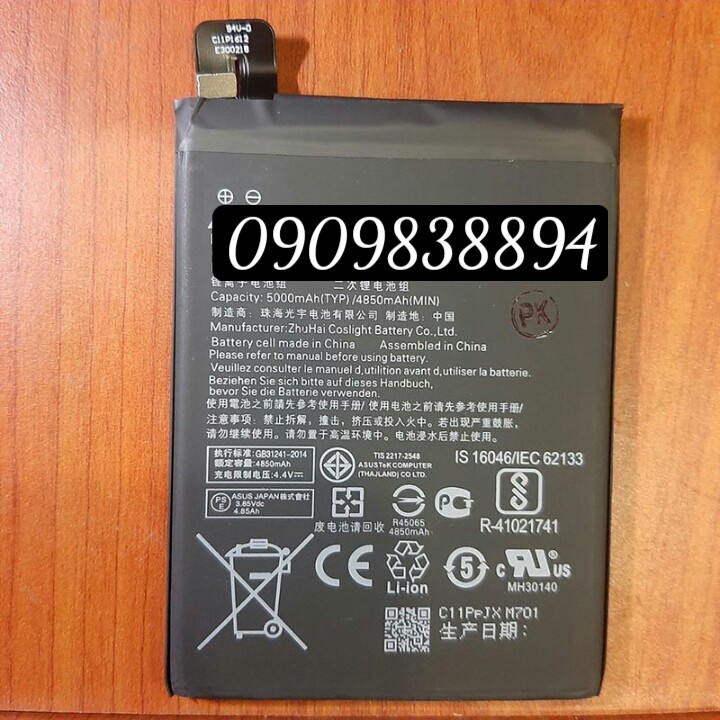 Pin asus zenfone 4 max pro (c11p1612/zen3 zoom s/zen4 max plus/zc554kl/x00id