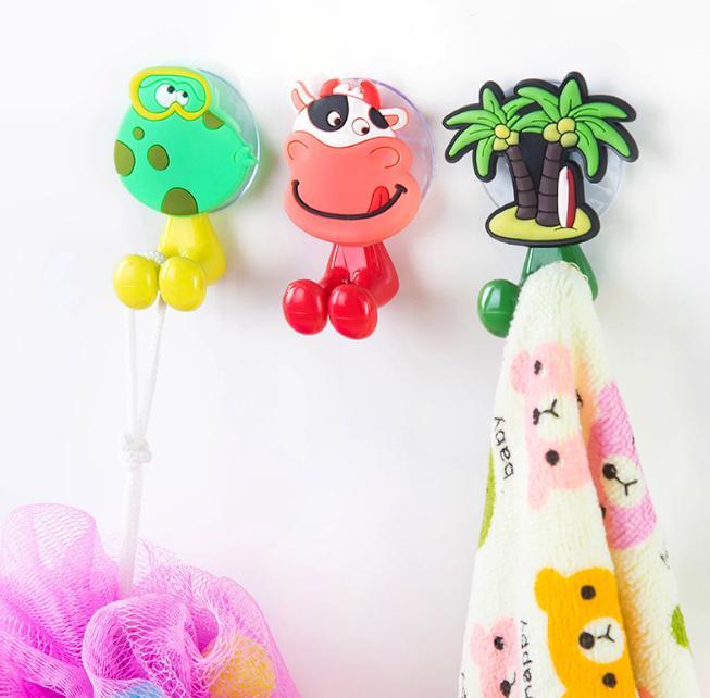 COMBO 5 MÓC HÍT TƯỜNG TREO BÀN CHẢI HÌNH THÚ