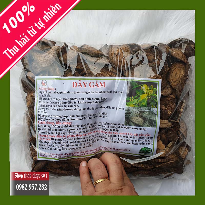 Dây gắm ( gói 1kg hàng cty thảo dược số 1)