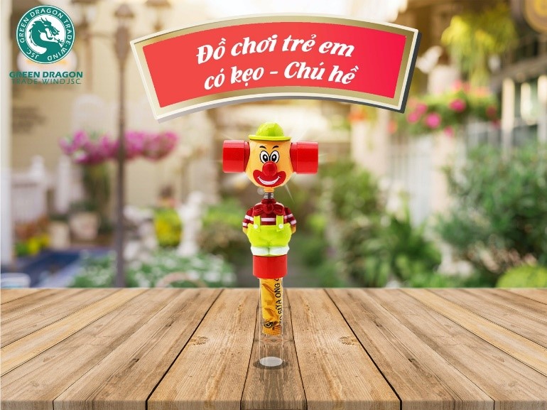 Đồ chơi trẻ em có kẹo - Chú hề