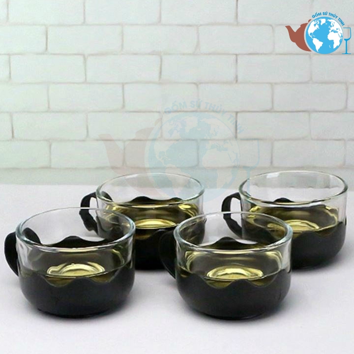 [HCM]Bộ ấm trà lõi lọc và 4 ly thuỷ tinh