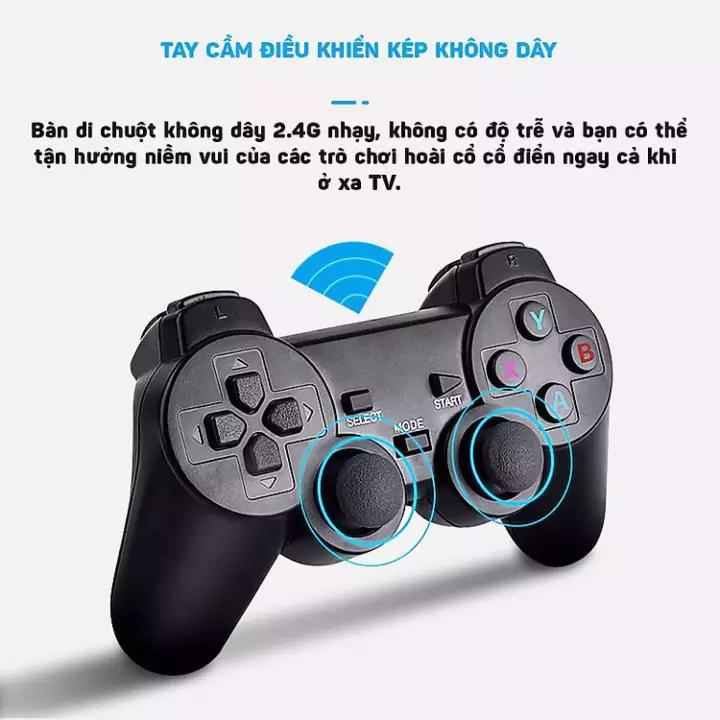 Cheap wireless controller game console, 4 button game stick HDMI 10000 games, wireless controller gamer, 4K TV game console