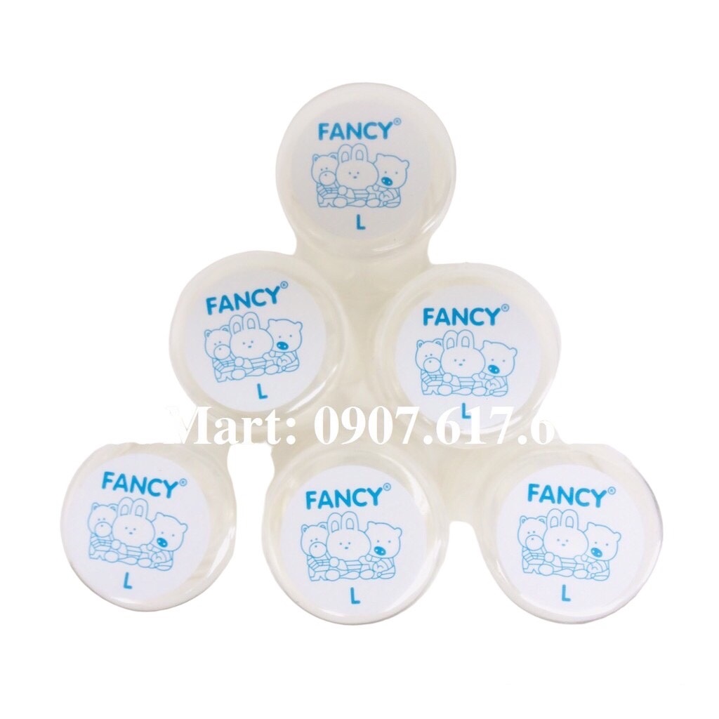 Núm Vú cổ hẹp cho bé Silicone Siêu Mềm núm Ly Fancy