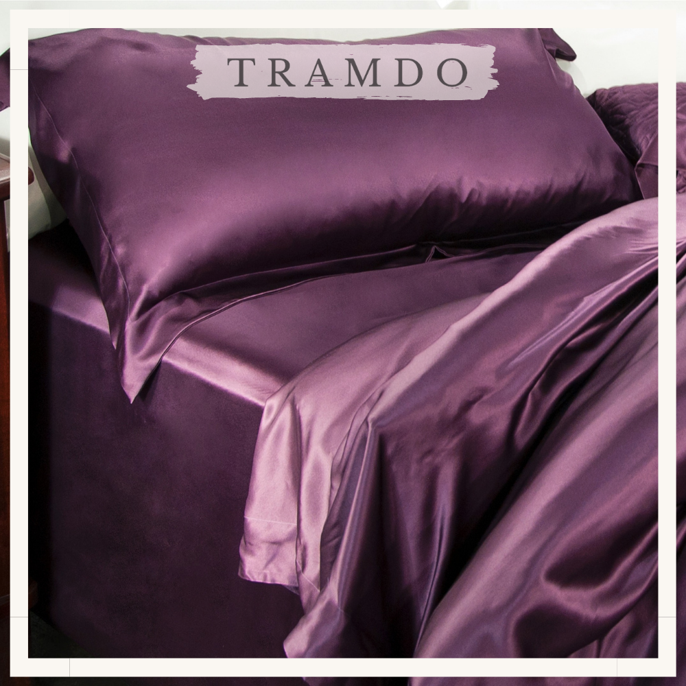 Vỏ Gối Nằm TRAMDO BEDDING 50x70cm Lụa Satin Silk (nhiều màu)