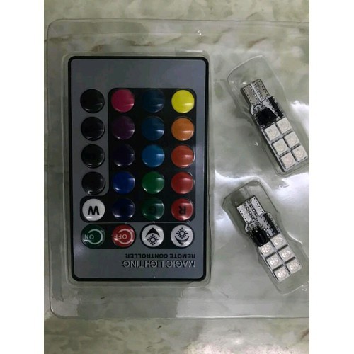 Led Demi 16 màu T10 - Vindecal BD