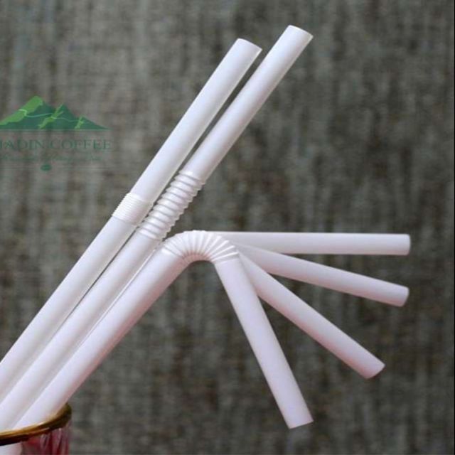 70 Ống Hút Cong Màu