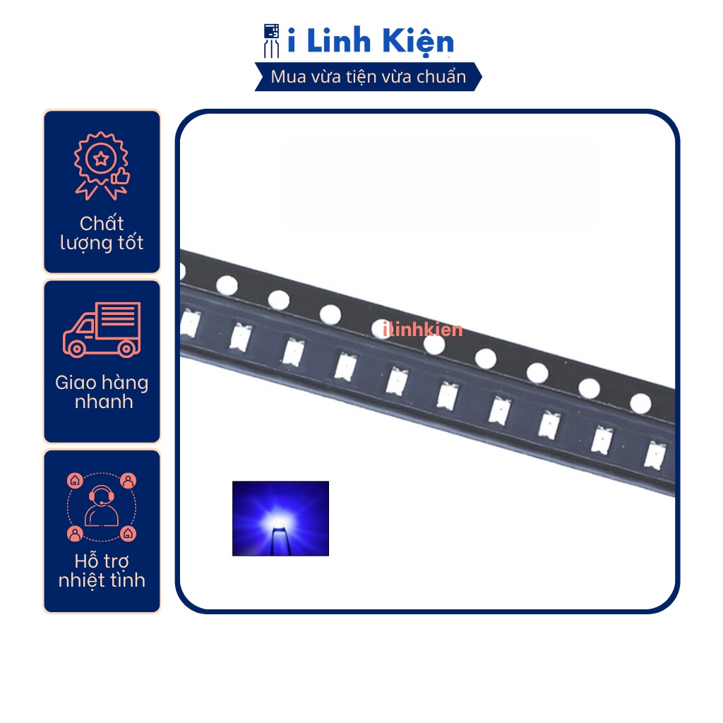 LED dán 0805 đủ các màu 10 chiếc