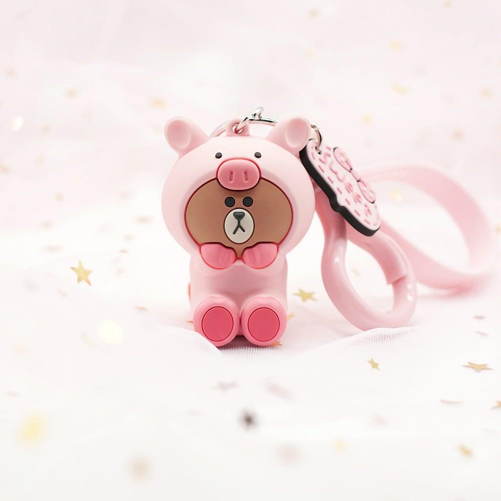 Móc khóa gấu Brown linefriends