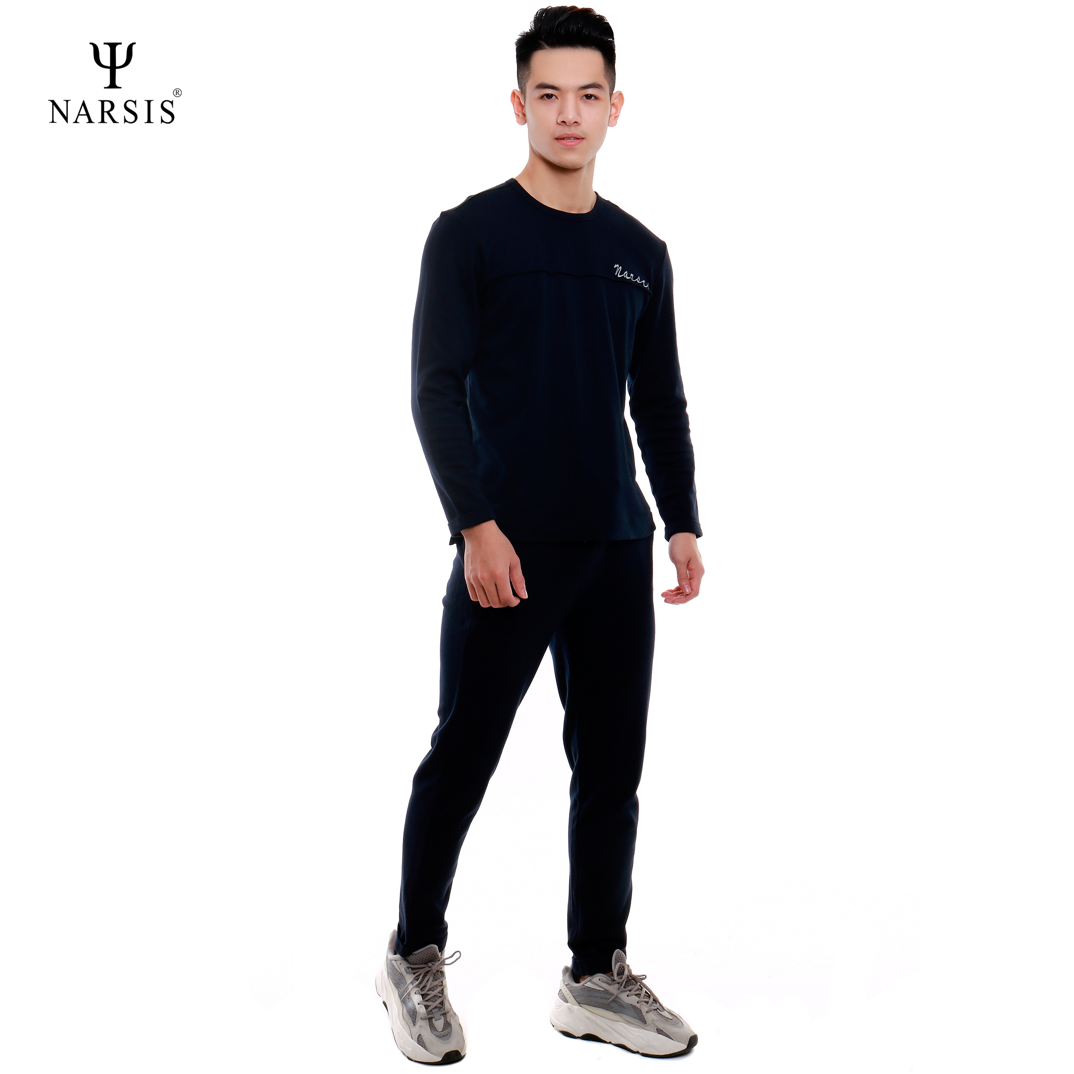Bộ nam thu đông màu tím than Narsis E9005