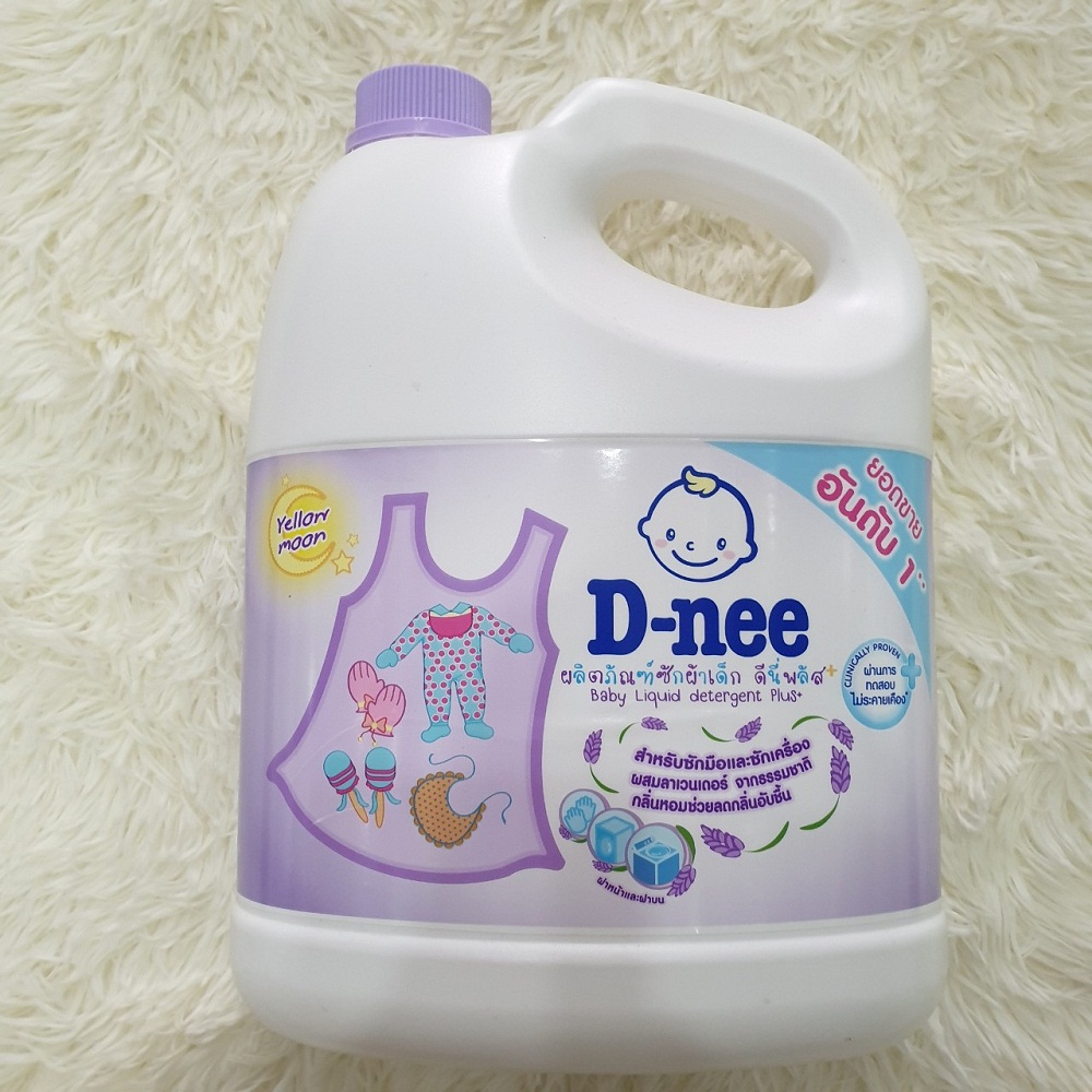 Nước giặt quần áo D-nee 3000ml Thái Lan (Màu Tím)