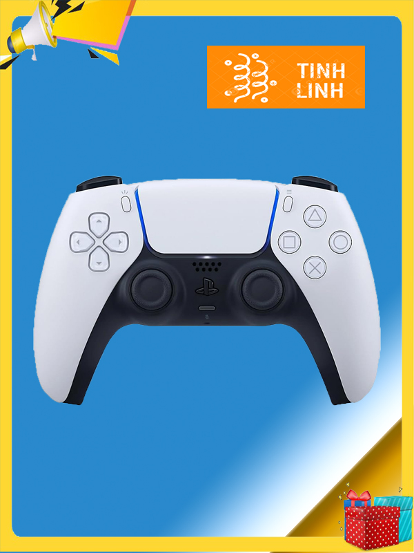 Tay cầm chơi game PS5 Playstation DualSense Wireless Controller White