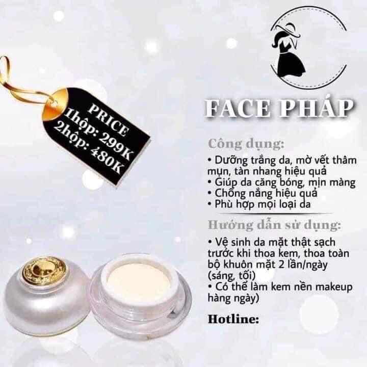 [HCM]COMBO DƯỠNG TRẮNG FACE A COSMECTICS