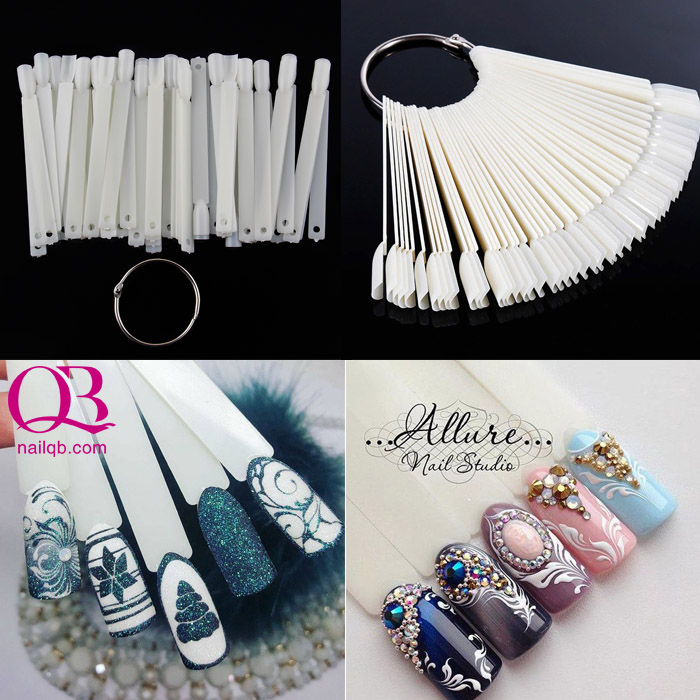 [HCM]Móng tập vẽ nail 50 cây (tự nhiên)