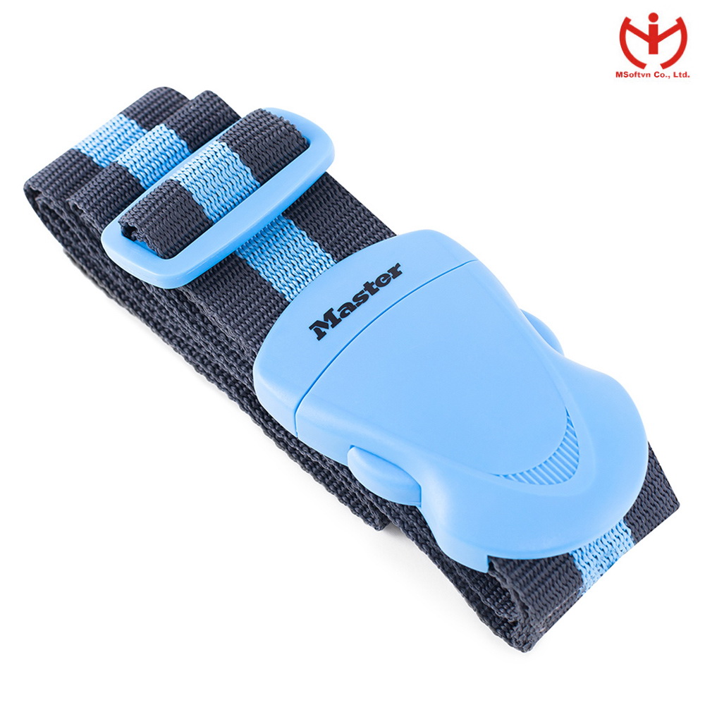Dây đai ràng vali Master Lock 4700 EURD BLU màu xanh dương - MSOFT