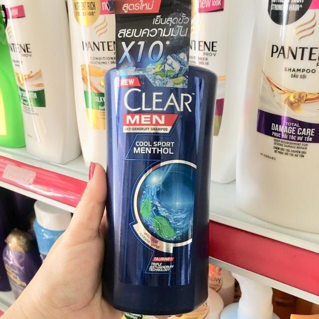 Dầu gội đầu Clear men Thái Lan mẫu mới 480ml