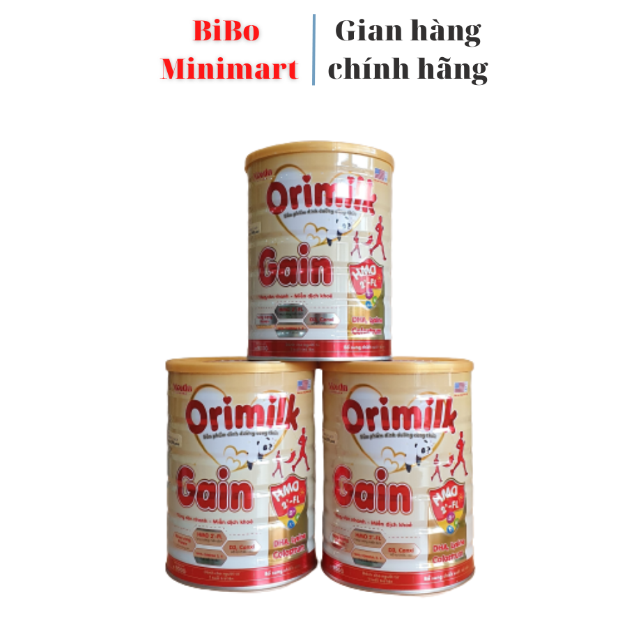 Sữa Orimilk Gain lon 900G (Từ 1 tuổi trở lên).