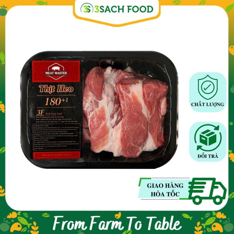 Nạc Dăm Heo Meat Master 400g Khay