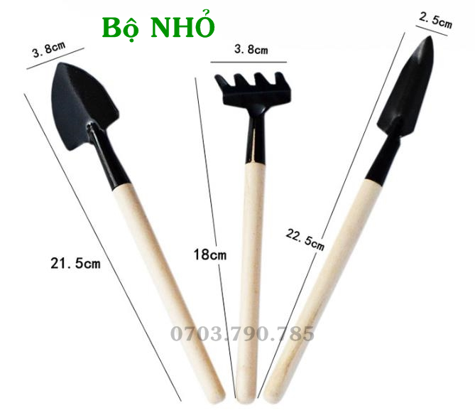 [HCM]Bộ dụng cụ làm vườn trồng sen đá xương rồng tiểu cảnh