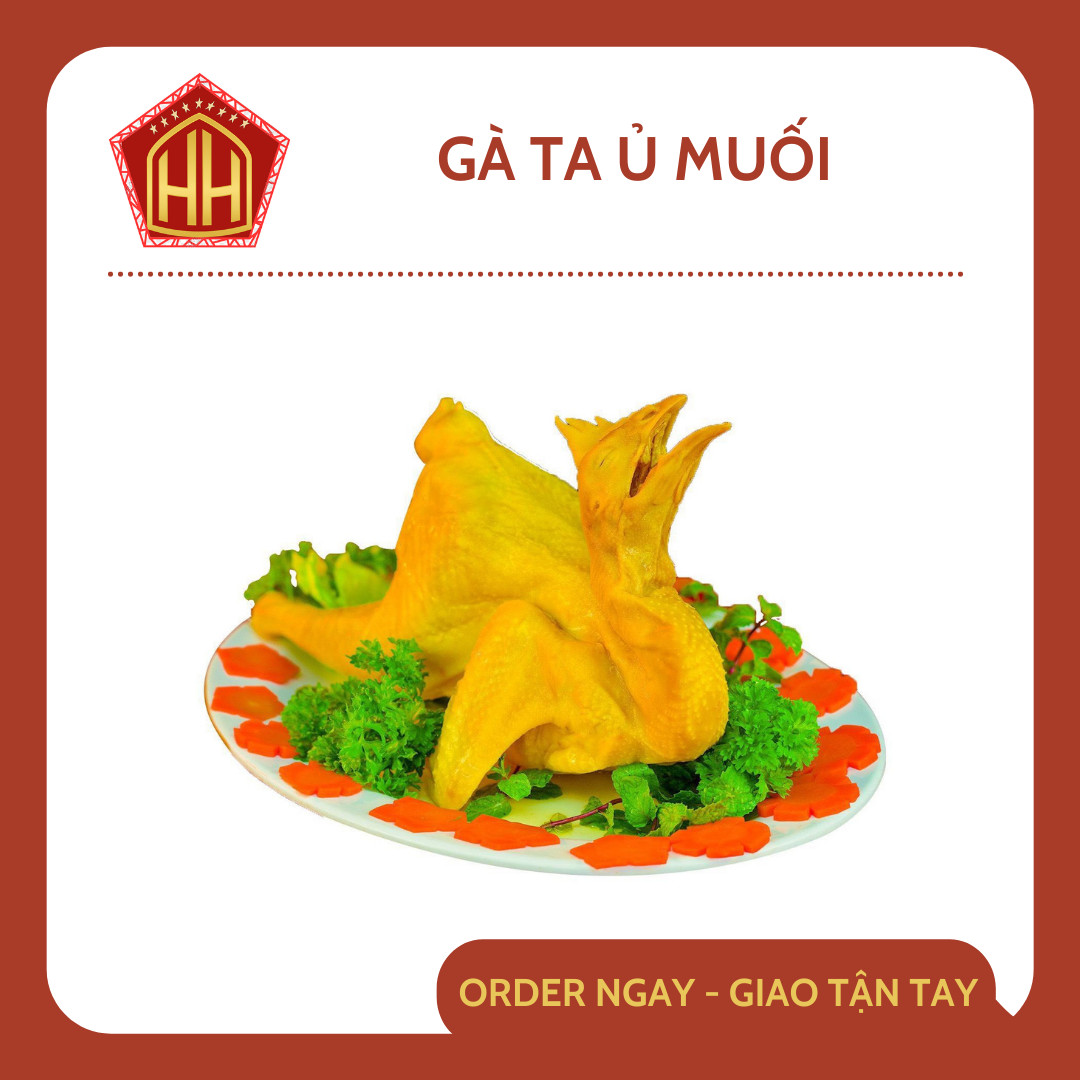 [Chỉ Giao HCM] Gà Ta Ủ Muối Nguyên Con
