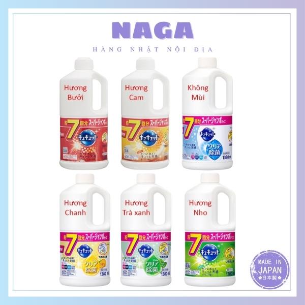 Nước rửa bát kao 1380ml nhật bản