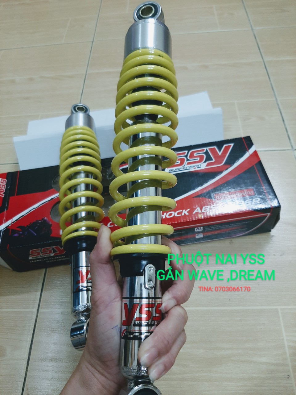 [HCM]CẶP PHUỘT  YSS GẮN XE  WAVE DREAM  VÀ CÁC DÒNG XE KHÁC