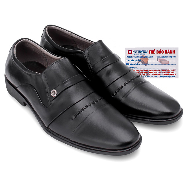 Cowhide assorted black shoes