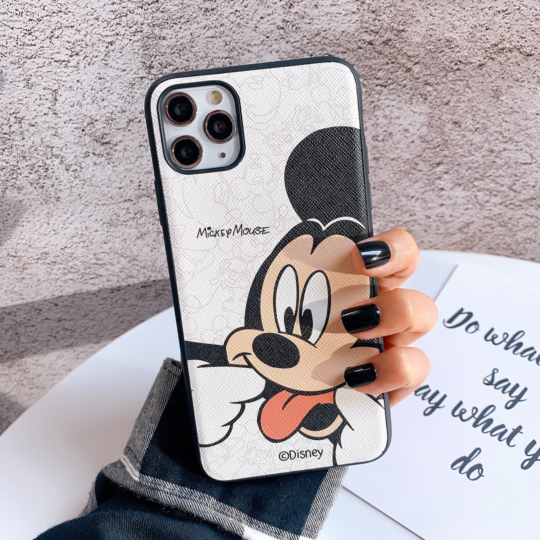 Ốp Lưng Da IMD Họa Tiết Mickey Mouse