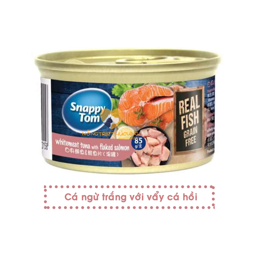 Pate Cho Mèo Snappy Tom Premium Lon 85g - Đủ Vị - [Nông Trại Thú Cưng]