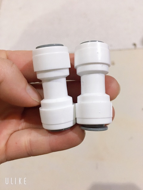 Bộ 2 cút thẳng nối nhanh 2 đầu phi 10
