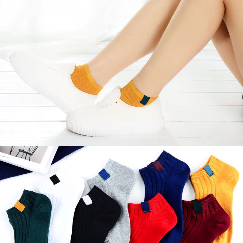 Combo 5 Đôi Tất Sọc Vintage Phong Cách Hàn Quốc
