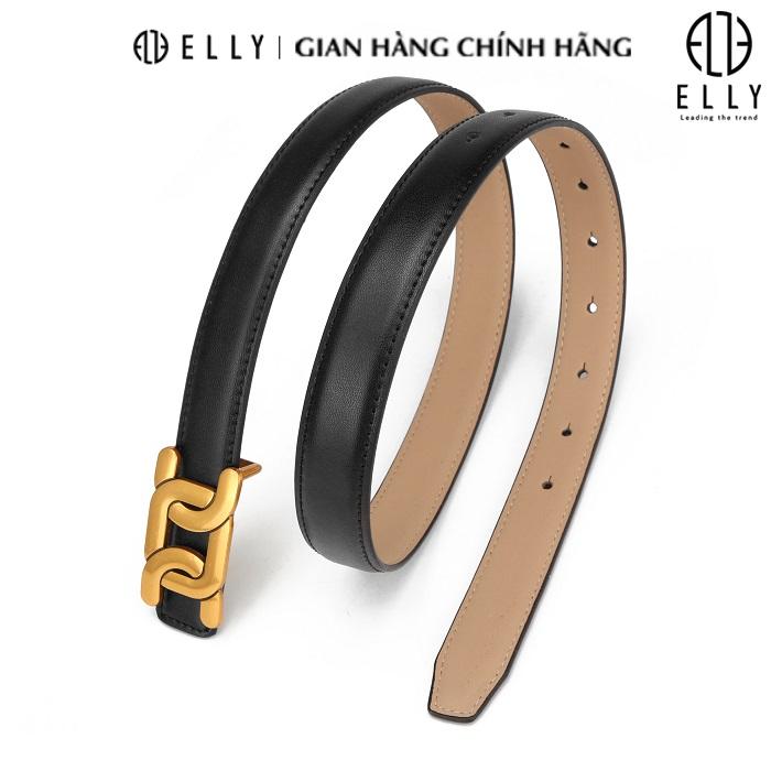 [Brand Day] Dây thắt lưng nữ cao cấp da thật ELLY – ED73