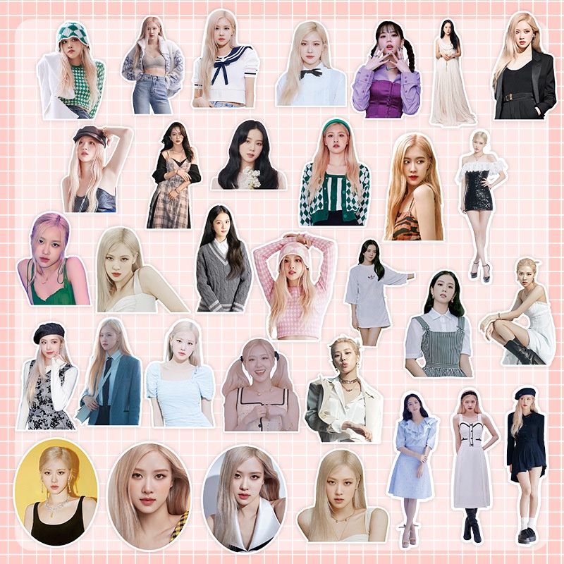 Set 120 Sticker Blackpink Dán Trang Trí Đa Dụng
