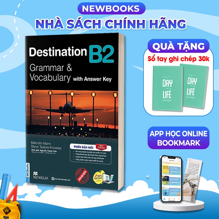 Sách Destination B2 Grammar and Vocabulary Tặng Audio và bài tập thực hành