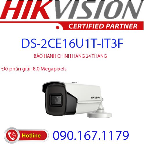 Camera 4 in 1 hồng ngoại 8.3 megapixel hikvision ds-2ce16u1t-it3f