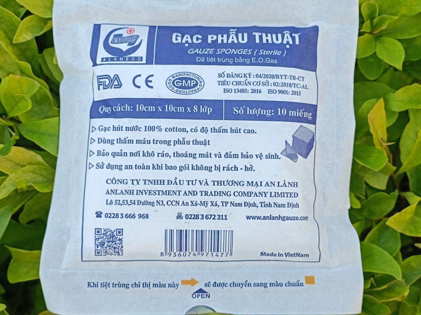 Gạc đắp mặt nạ, gạc phẫu thuật dùng trong spa