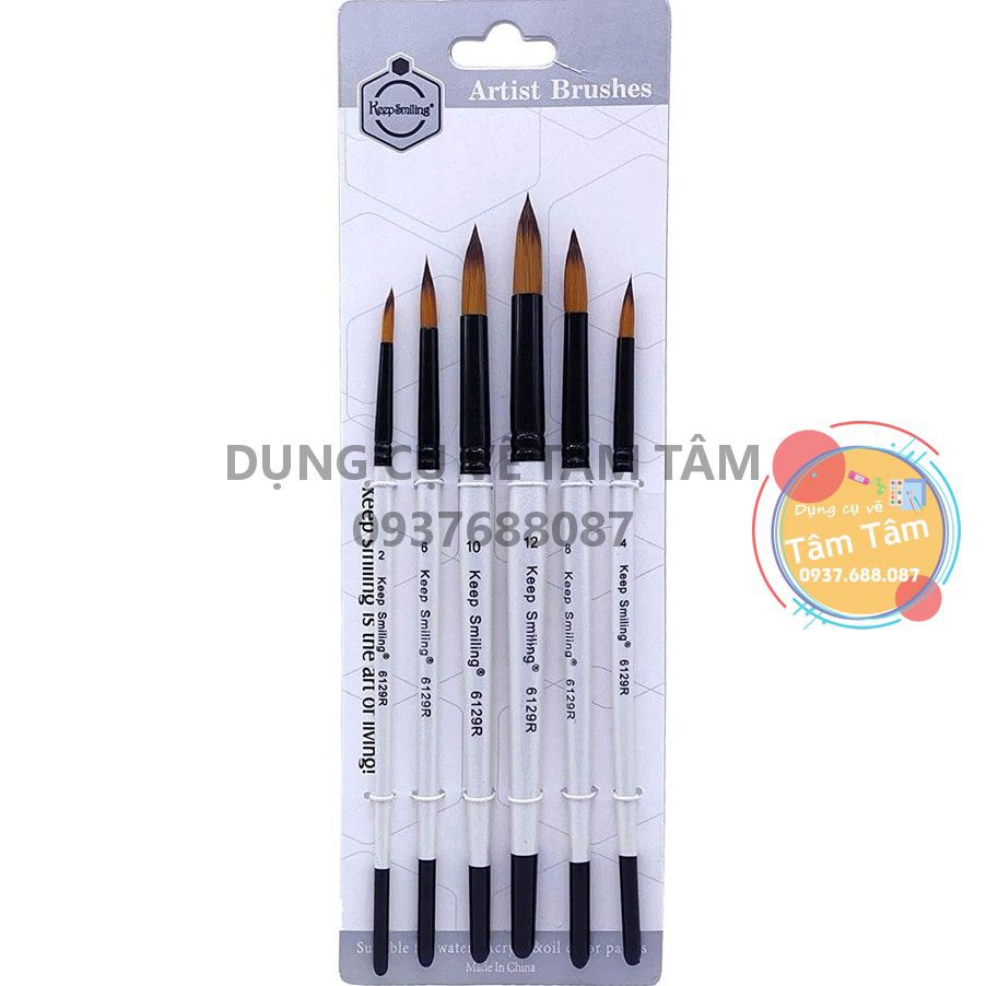 -bộ cọ thân trắng keep smiling 6129 -