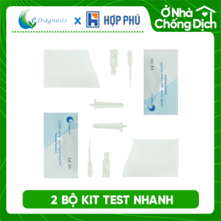 SIÊU RẺ - Combo 2 bộ kit test nước bọt Easy Diagnosis Covid-19 Antigen Rapid Test Kit (Dành cho 2 người) thumbnail