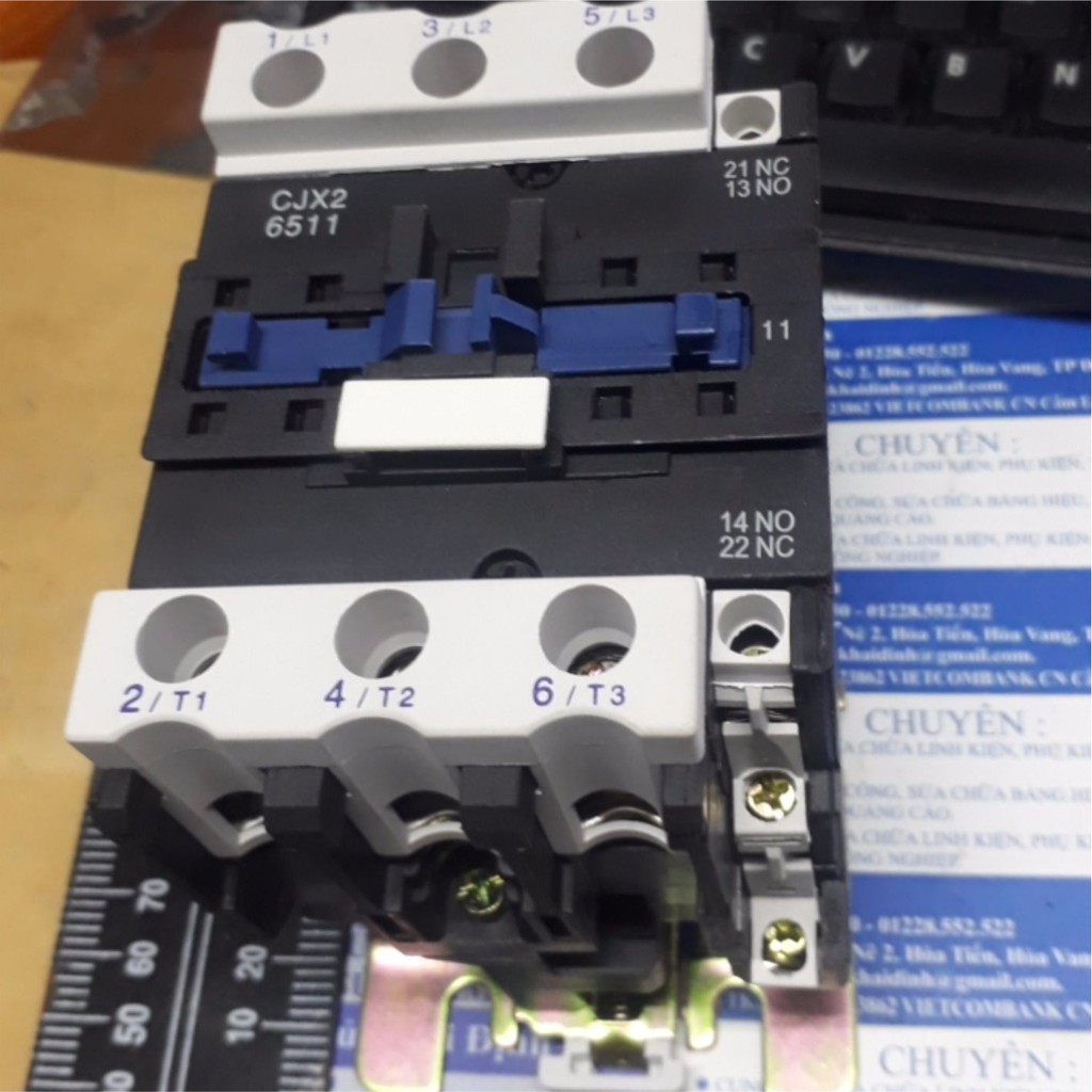 Contactor khởi động từ cjx2 6511 220vac/24vac 65a kde4790