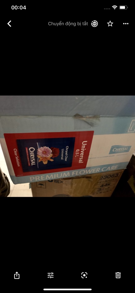 Chất Dượng Hoa Chrysal 100 Gói