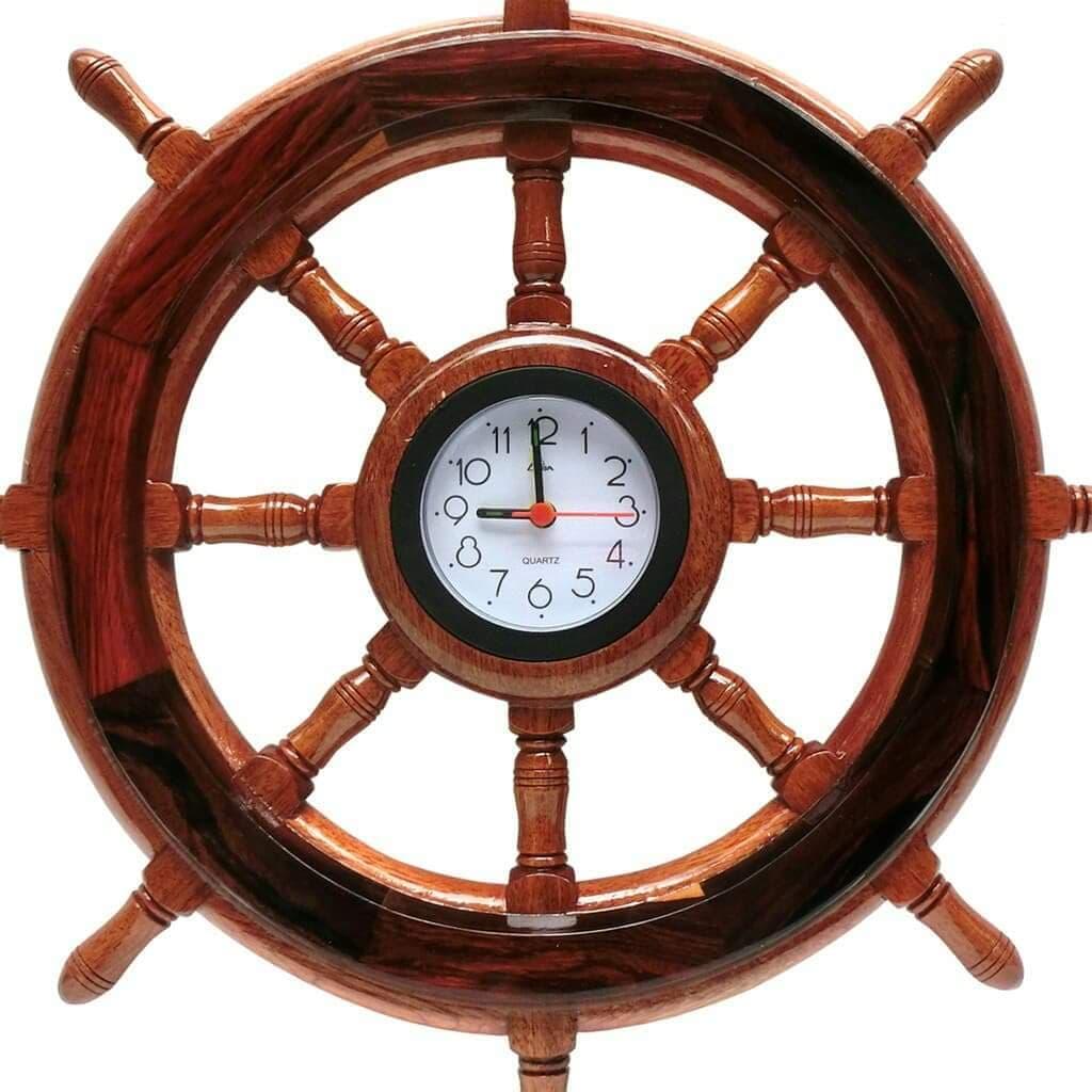 Đồng hồ gỗ cẩm vô lăng 60cm