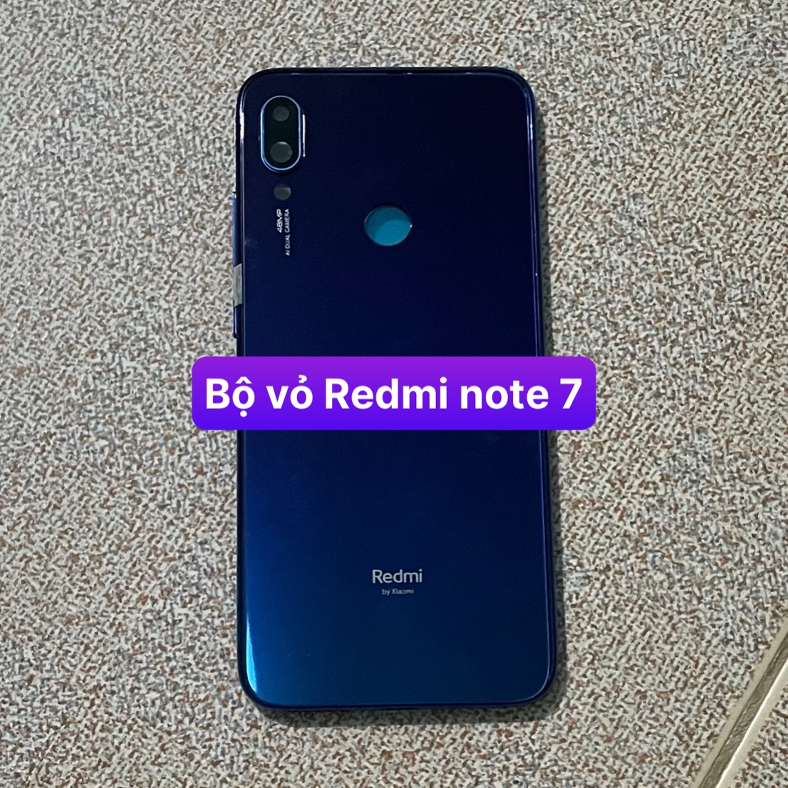 bộ vỏ xương Redmi note 7 / note 7 pro (zin) kèm khay sim và kính camera