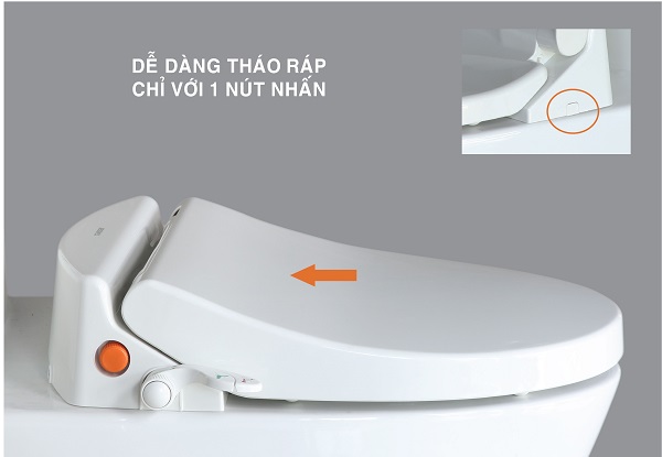 Nắp Bồn Cầu Rửa Cơ CAESAR TAF050 Đa Năng